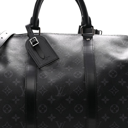 Louis Vuitton Monogram Eclipse Keepall Bandouliere 55 6 of 10