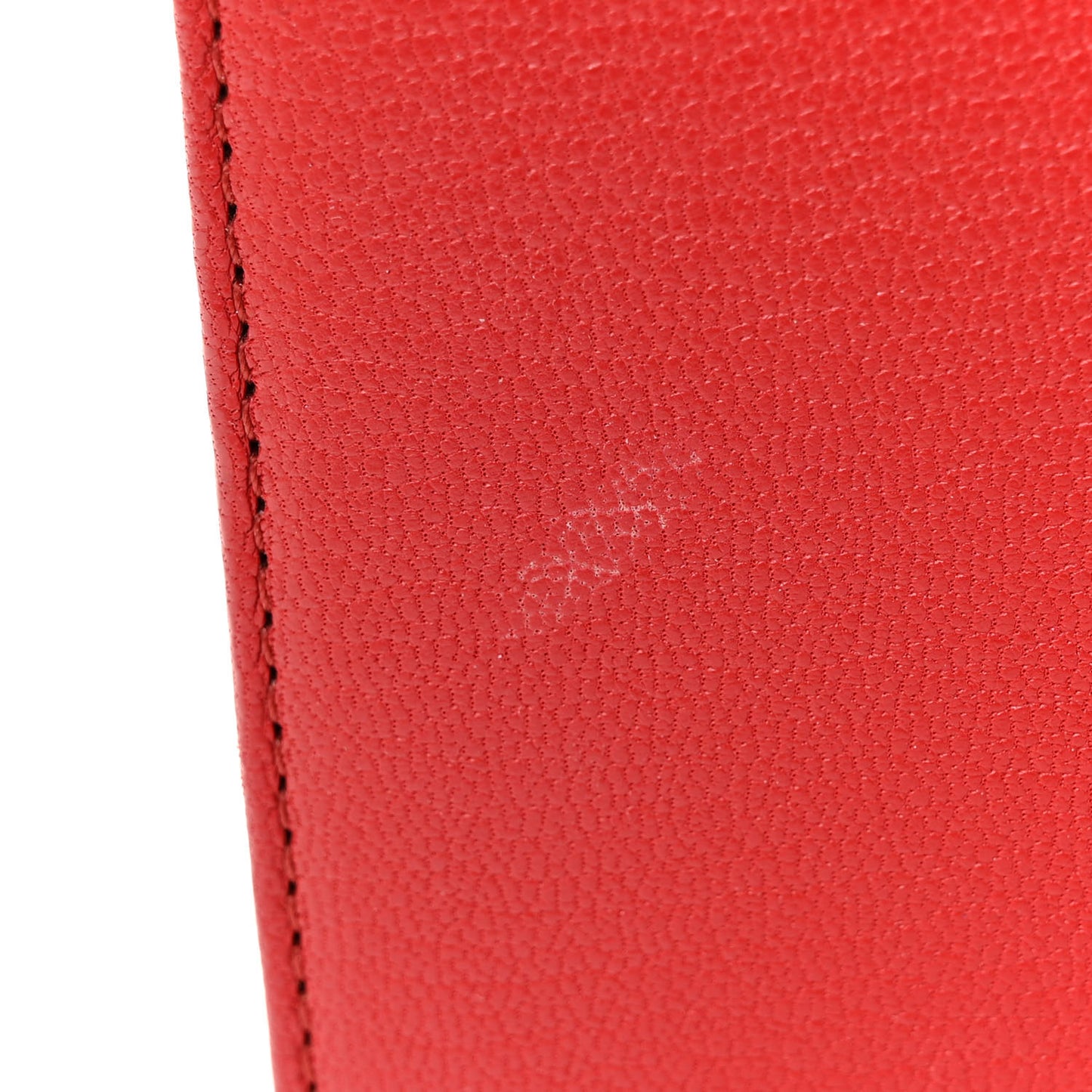 Goatskin Patent Quilted New Medium Boy Flap Red