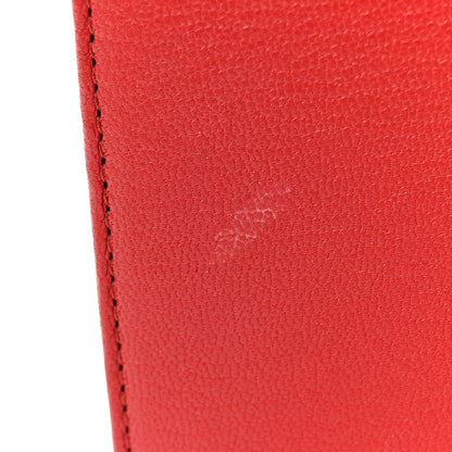 Chanel Goatskin Patent Quilted New Medium Boy Flap Red 14 of 15