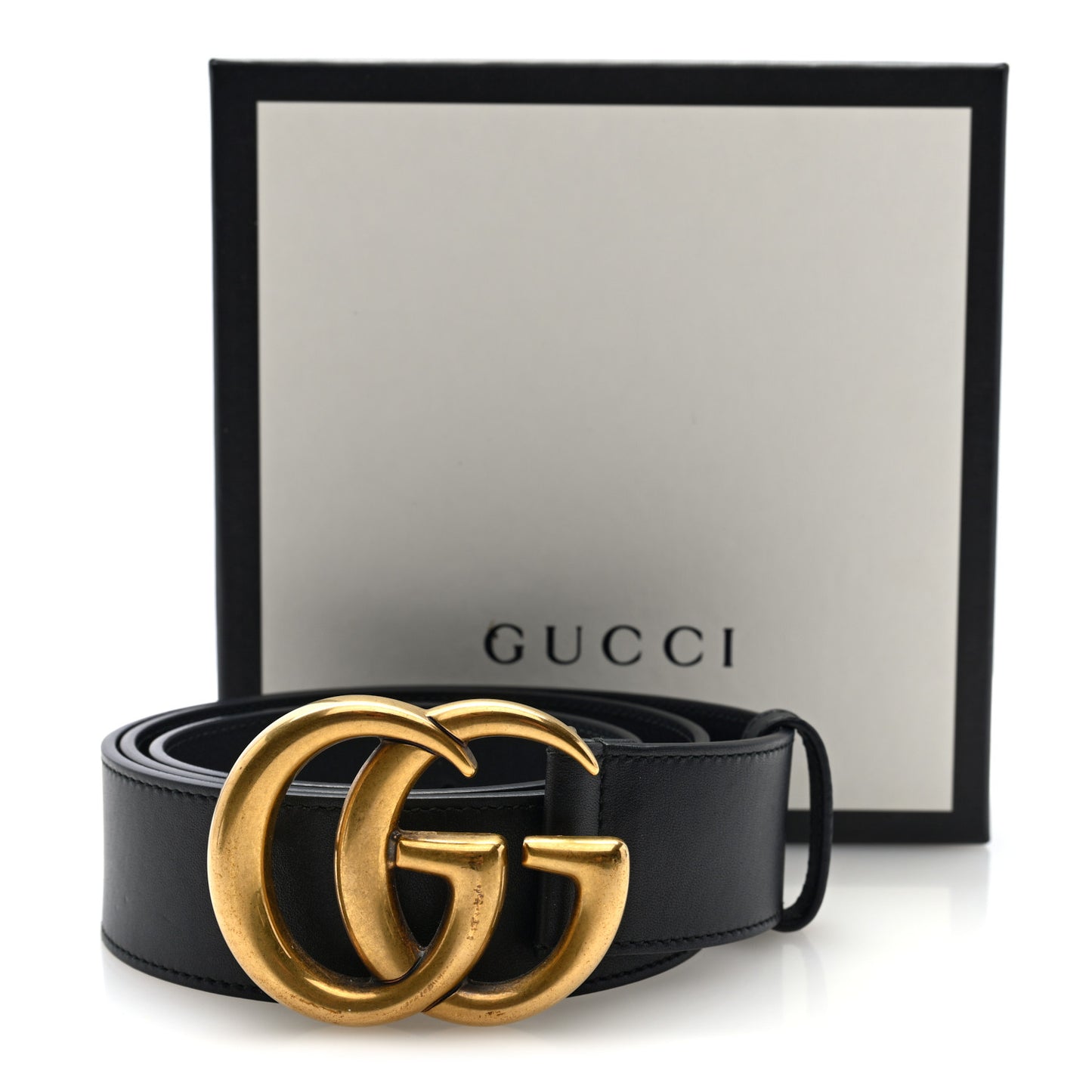Calfskin Double G 40mm Belt 95 38 Black