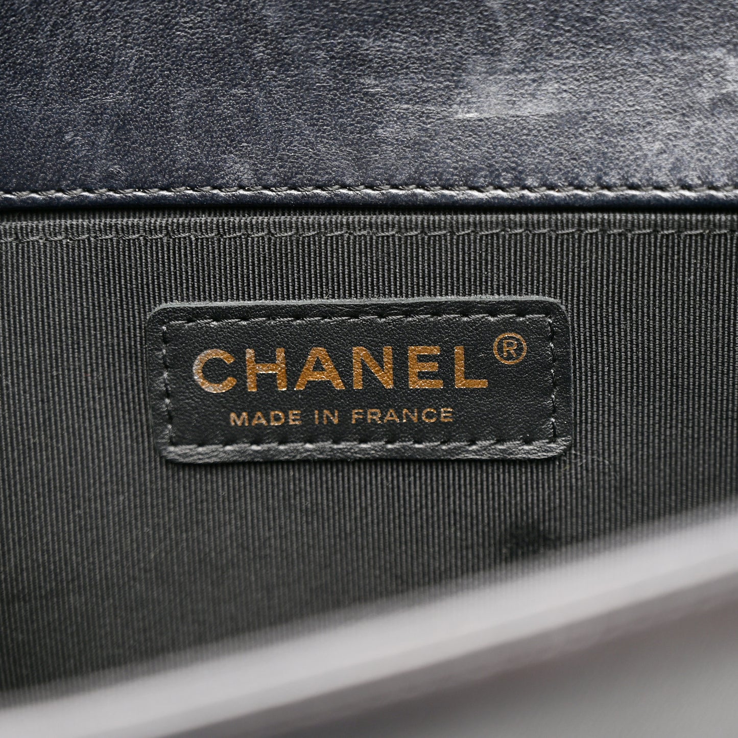 Lambskin Quilted Medium Boy Flap Black
