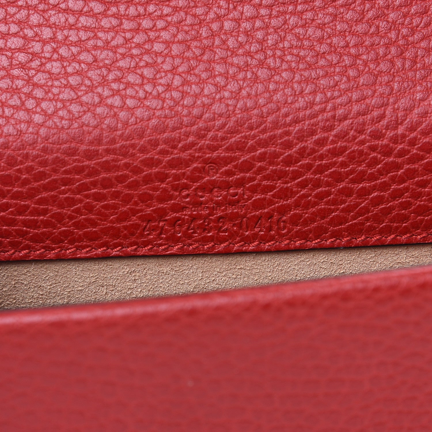 Gucci Calfskin Super Mini Dionysus Shoulder Bag Hibiscus Red 5 of 8