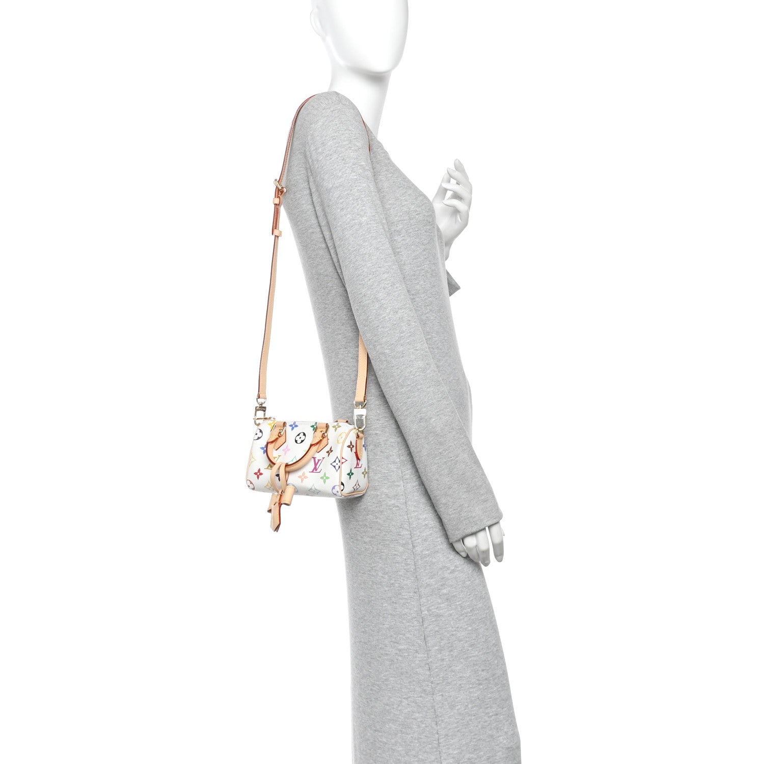 Louis Vuitton LV X TM Monogram Multicolor Nano Speedy White 2 of 9