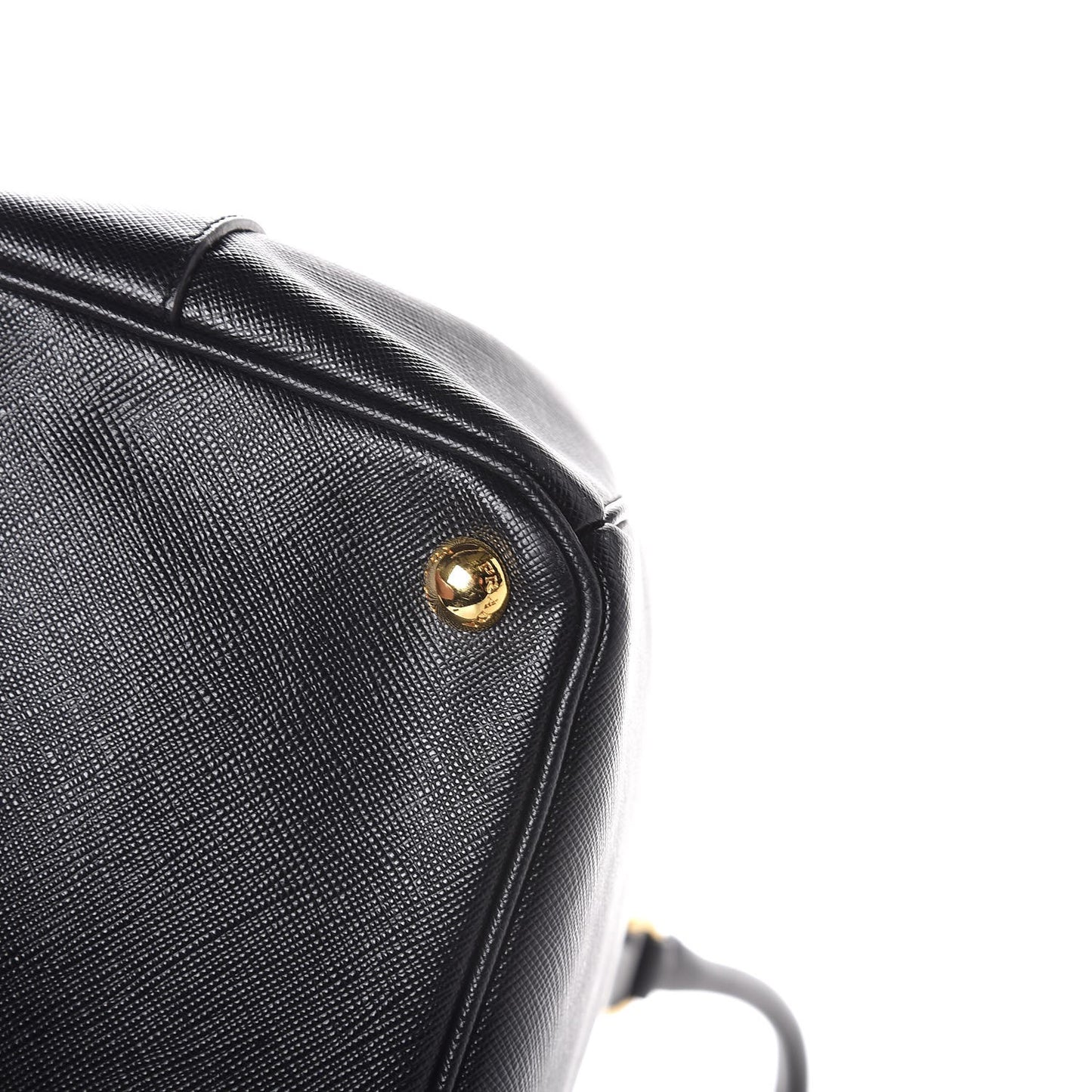 Saffiano Large Galleria Double Zip Tote Black