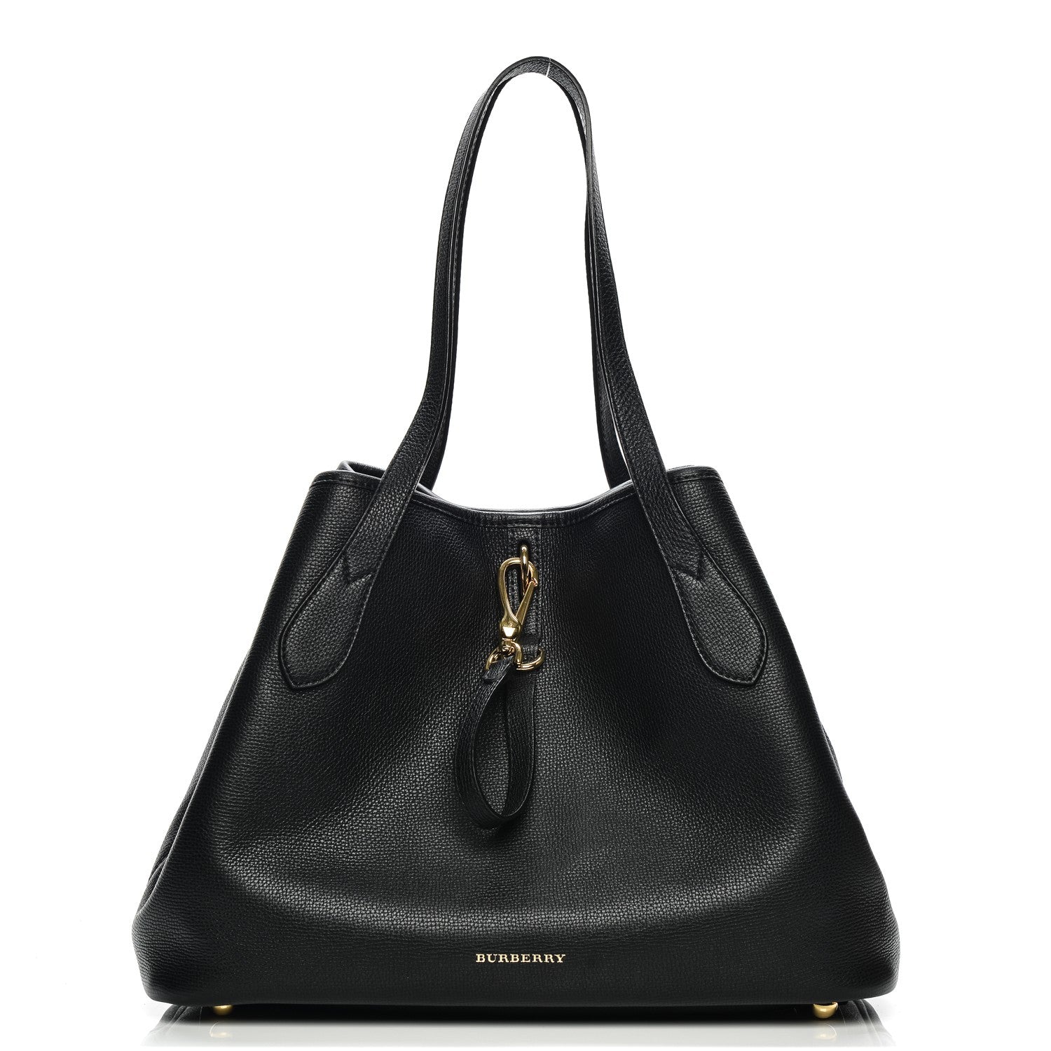 Burberry Grainy Calfskin Medium Honeybrook Tote Black 1 of 7