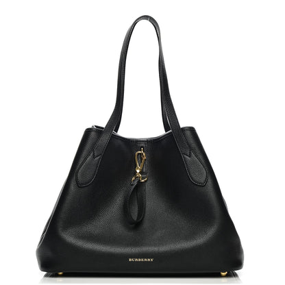 Burberry Grainy Calfskin Medium Honeybrook Tote Black 1 of 7
