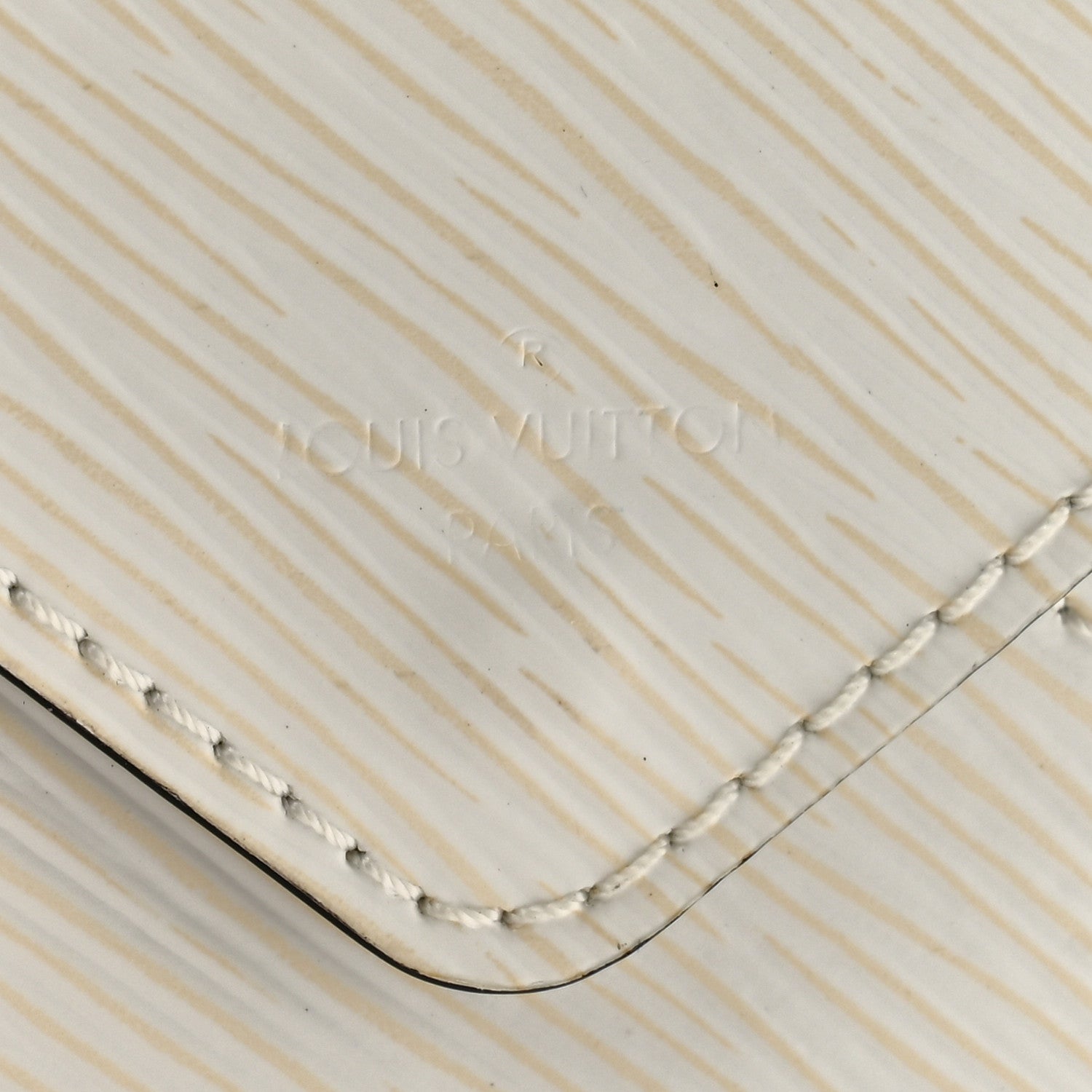 Louis Vuitton Epi Invitation Envelope Clutch White 6 of 10