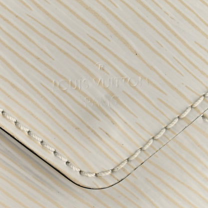 Louis Vuitton Epi Invitation Envelope Clutch White 6 of 10