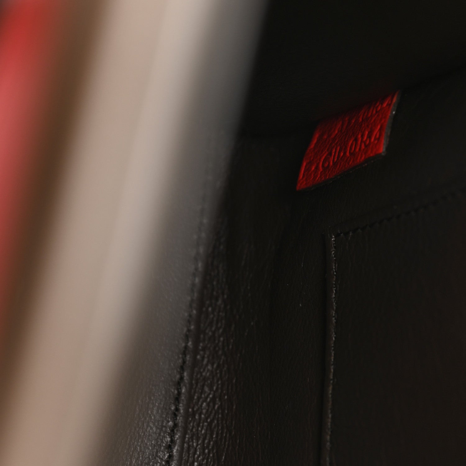 Celine Goatskin Nano Tri-Color Luggage Red 7 of 11