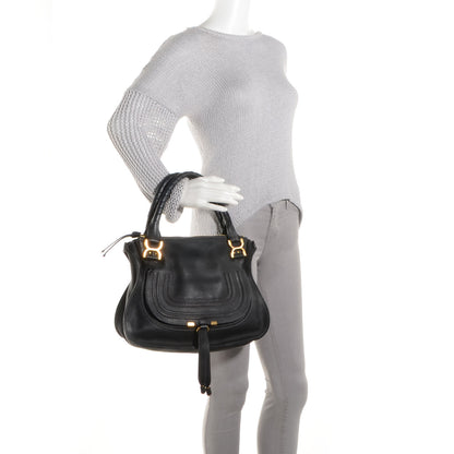 Chloe Calfskin Medium Marcie Satchel Black 2 of 8