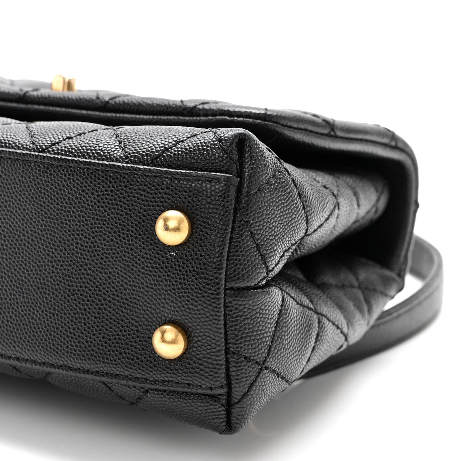 Chanel Caviar Quilted Mini Coco Handle Flap Black 9 of 9