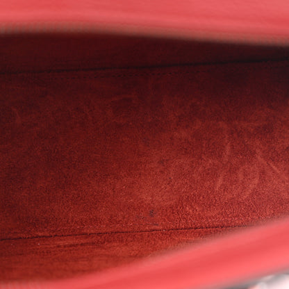 Celine Drummed Calfskin Nano Luggage Merlot 5 of 12