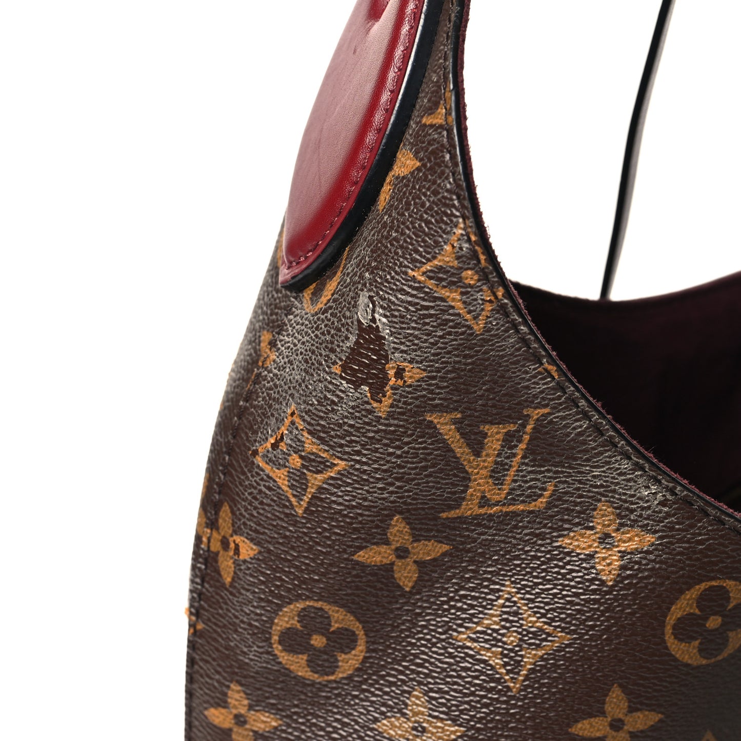 Monogram Flower Hobo Bordeaux