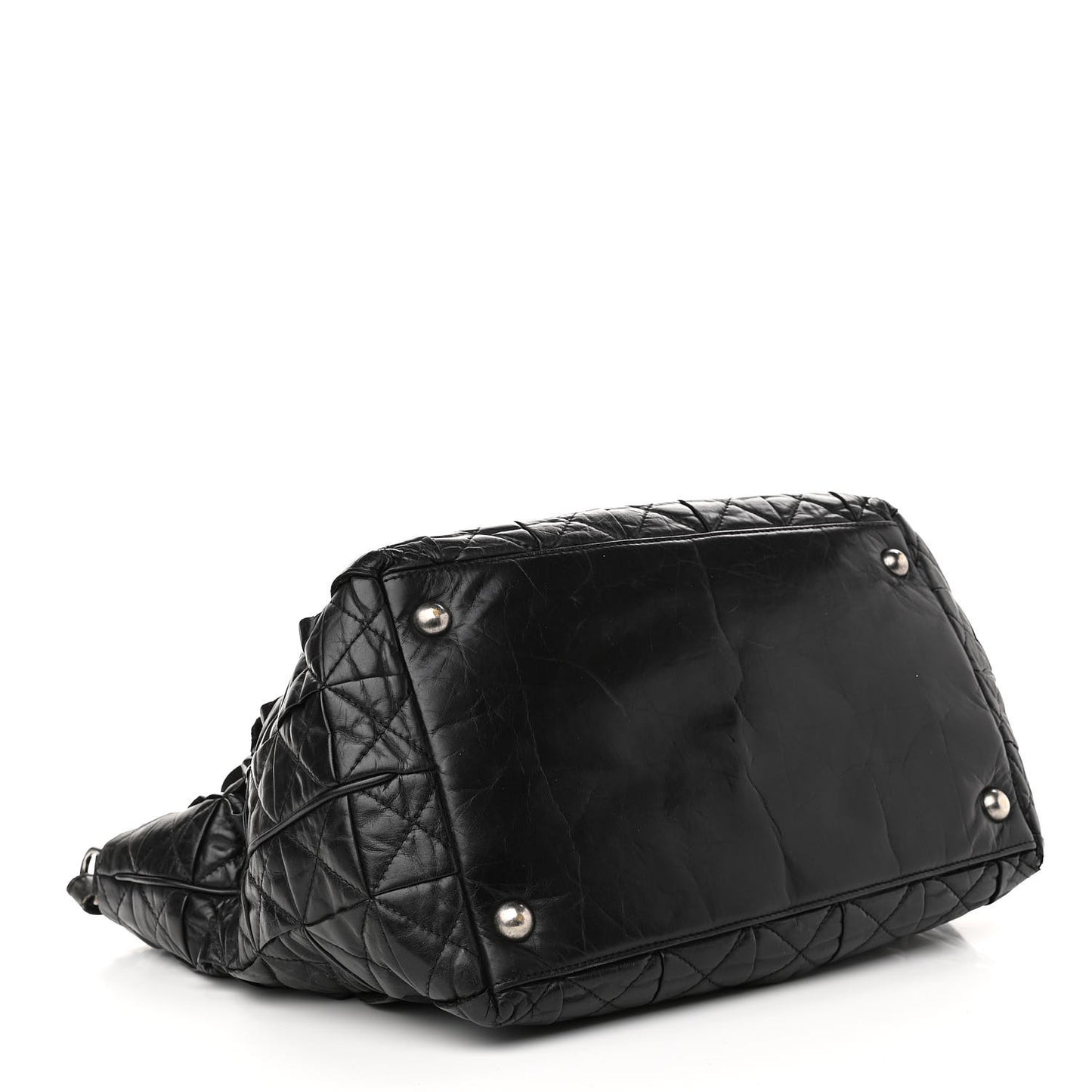 Aged Calfskin CC Tote Black