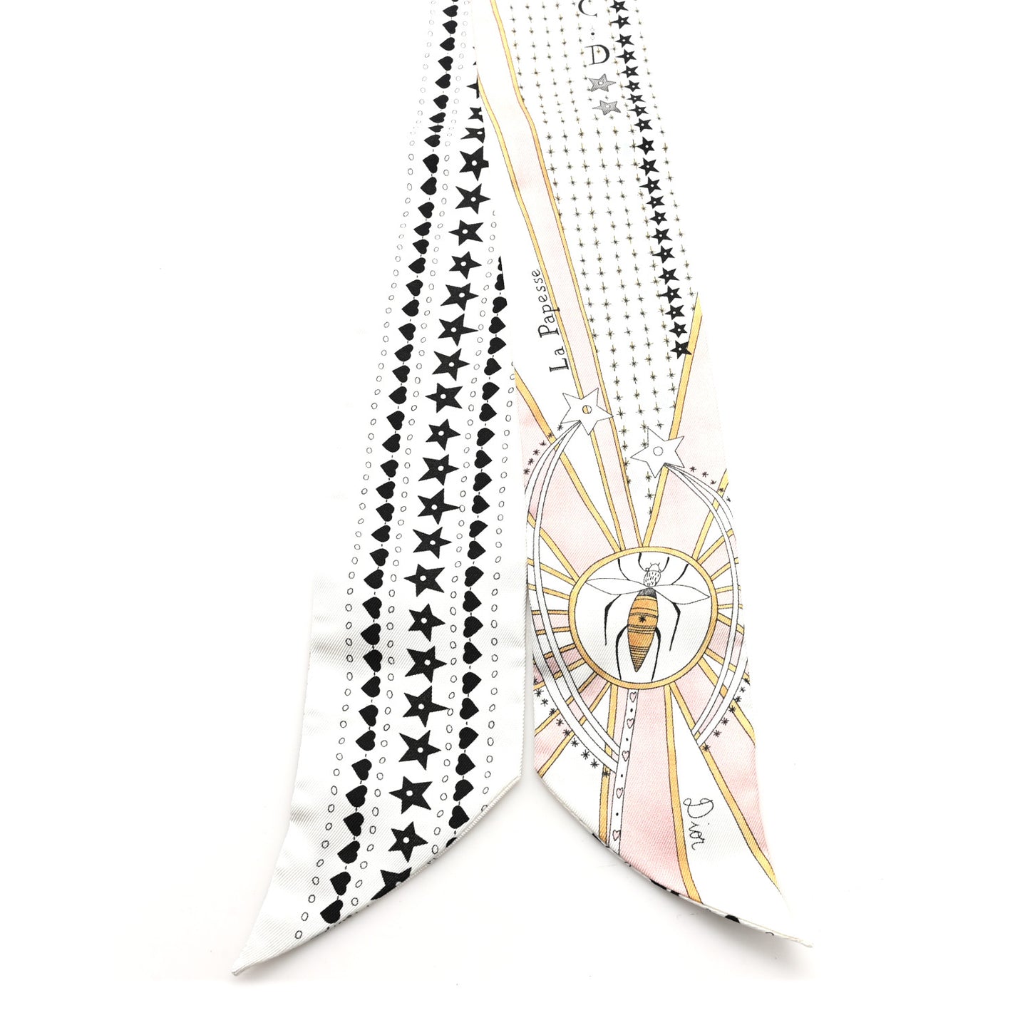 Silk La Papesse Tarot Mitzah Scarf White
