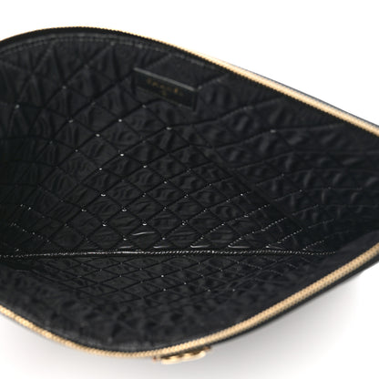 Chanel Caviar Quilted Large Boy Cosmetic Case Black 5 of 7