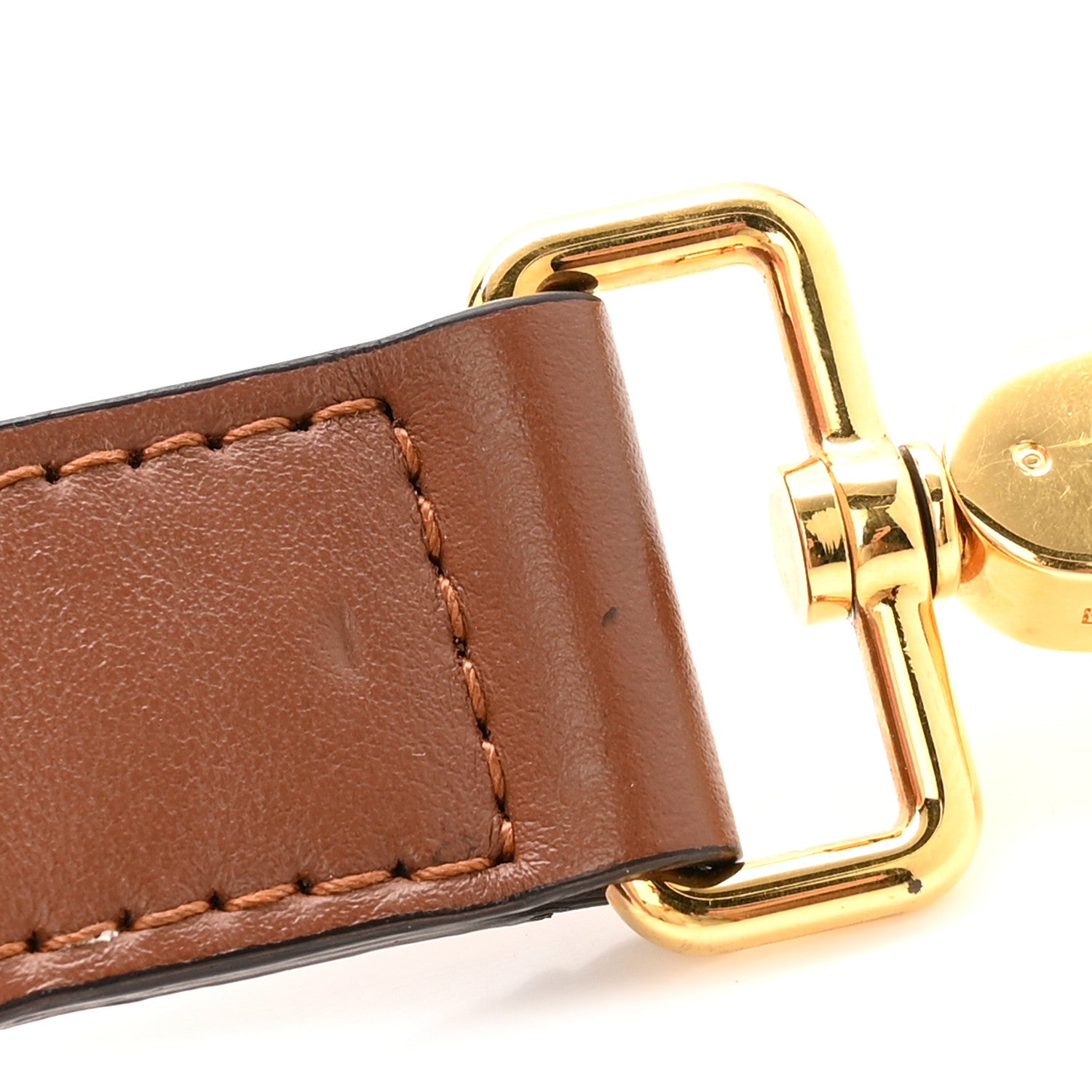 Burberry Calfskin Shoulder Strap Brown 4 of 5