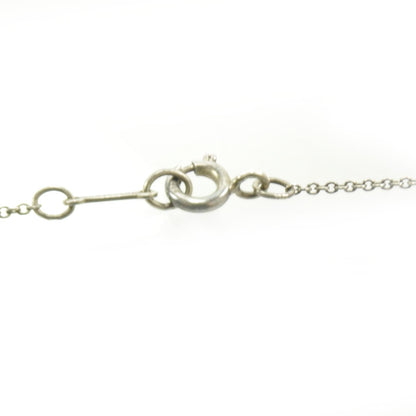 Tiffany Sterling Silver 9mm Elsa Peretti Bean Pendant Necklace 3 of 4