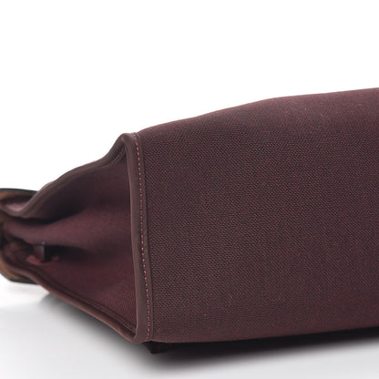 Hermes Vache Hunter Toile Officier Herbag Zip 31 PM Prune 7 of 13