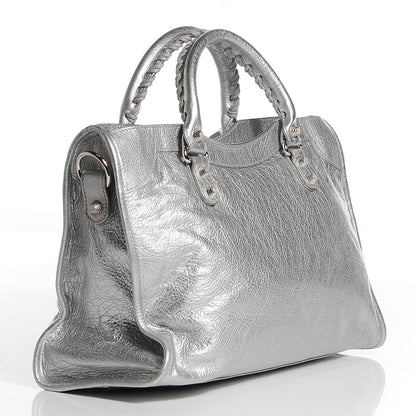 Balenciaga Agneau Giant 12 Silver Hardware City Gris Aluminum 5 of 14
