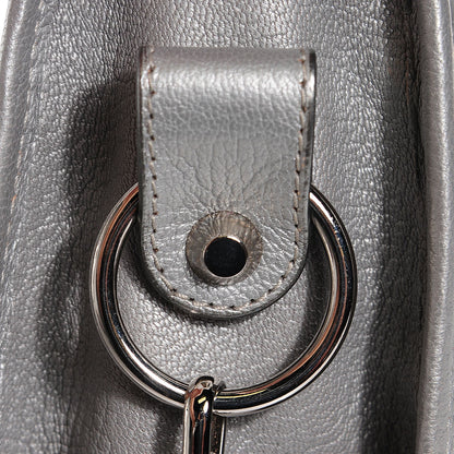 Balenciaga Pearlescent Goatskin Classic Palladium Hardware City Gris Gris Light 11 of 14