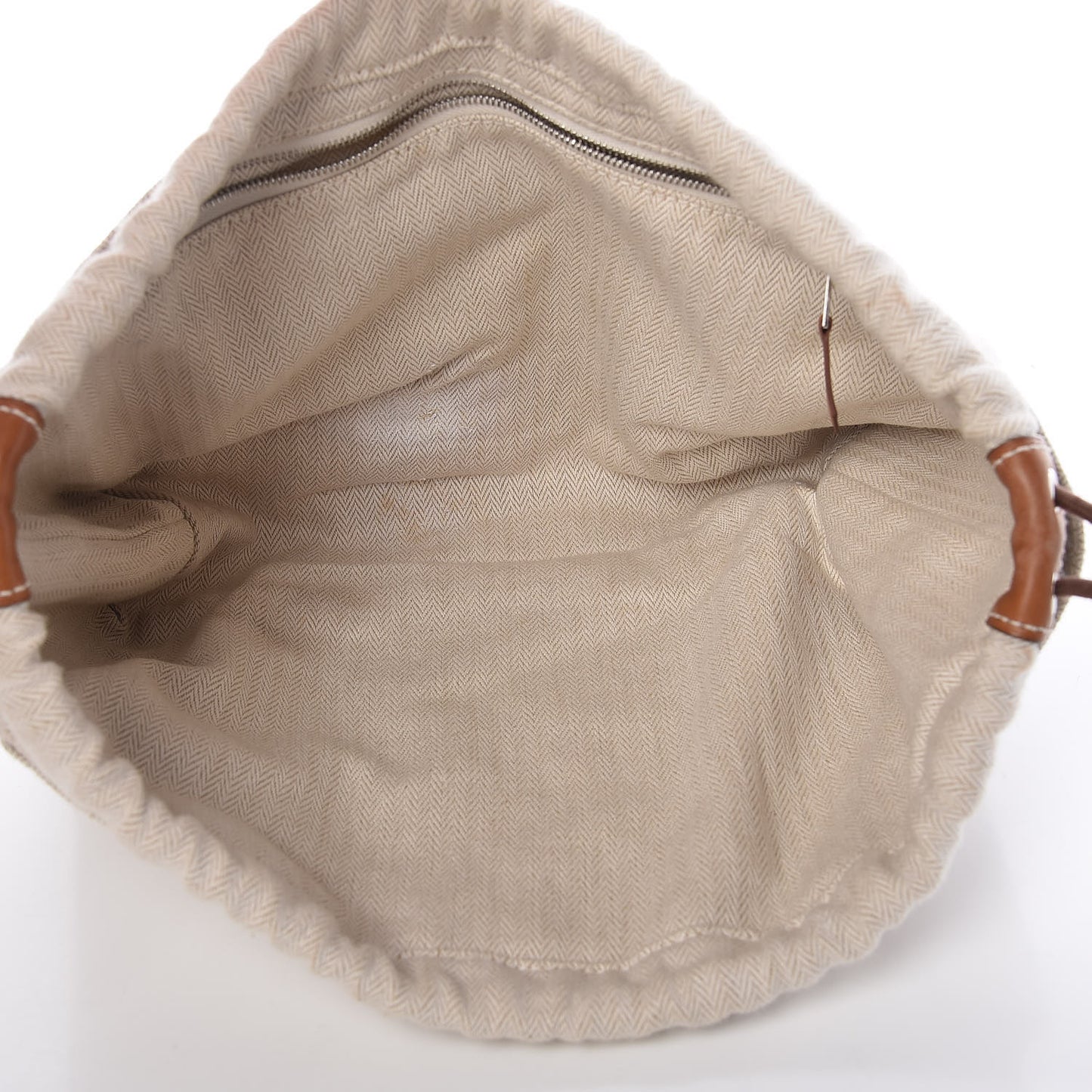 Canvas Barenia Fourbi 25 MM Pouch Naturel Fauve