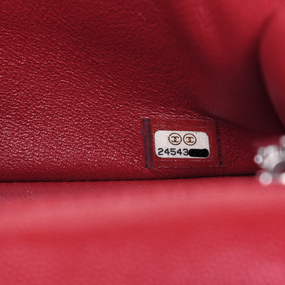 Chanel Caviar Quilted Mini Rectangular Flap Red 7 of 11