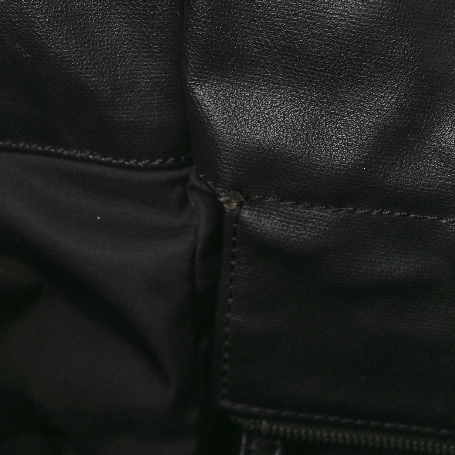 Chanel Coated Canvas Quilted Large Paris Biarritz Tote Black 15 of 16