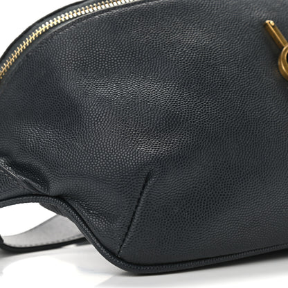 Saint Laurent Grain De Poudre Monogram Belt Bag Dark Smog 8 of 10