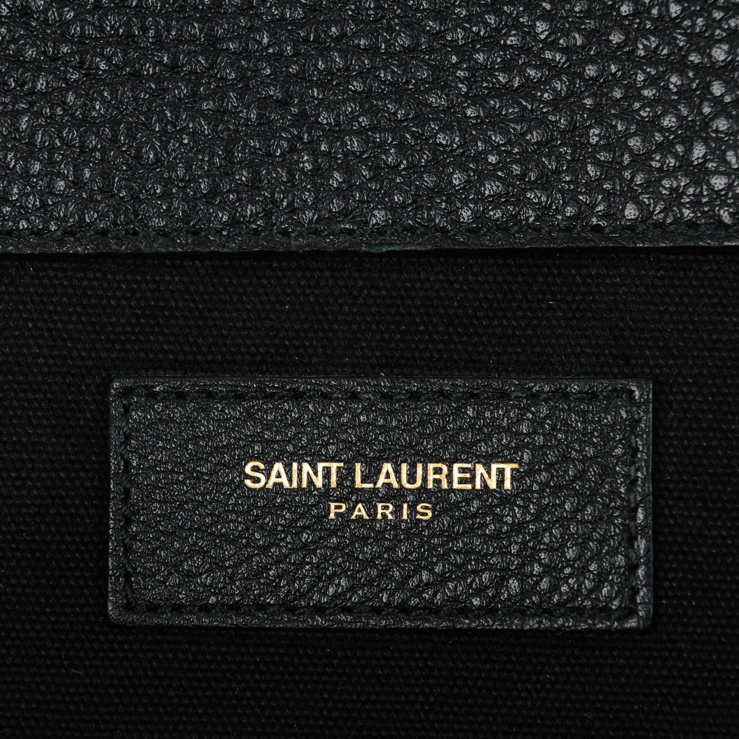 Calfskin Canvas Large Muse Two Black