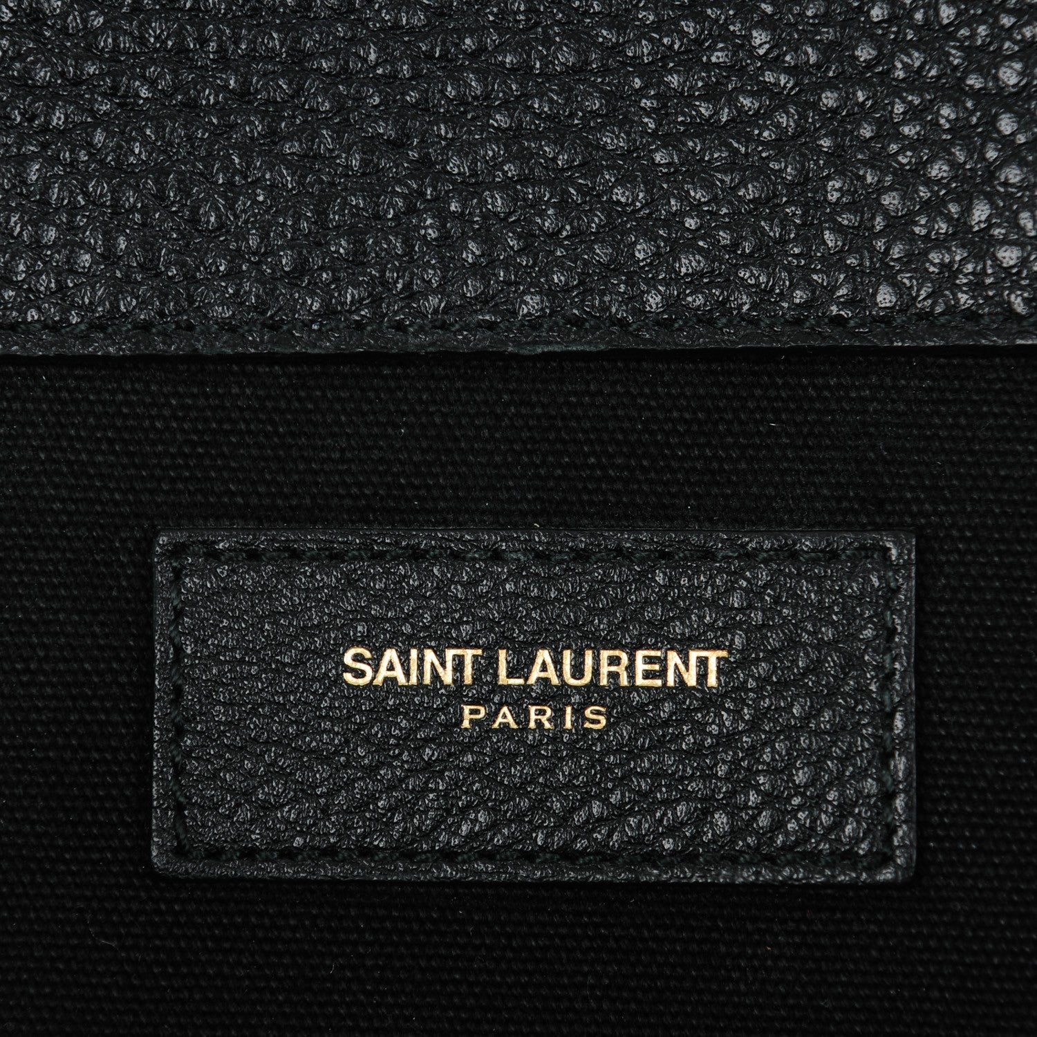 Saint Laurent Calfskin Canvas Large Muse Two Black 6 of 8