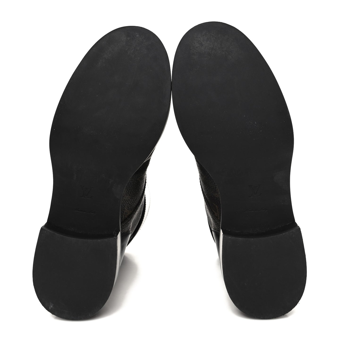 Calfskin Monogram Wonderland Flat Ranger Boots 39 Black