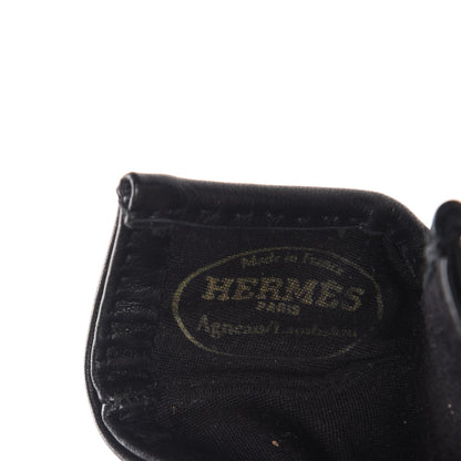 Hermes Lambskin Collier De Chien Gloves Black 8 6 of 6