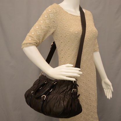 Prada Nappa Gaufre Tote Nero Black 4 of 7