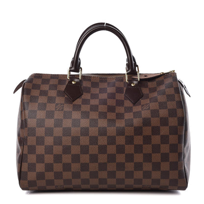 Louis Vuitton Damier Ebene Speedy 30 1 of 10