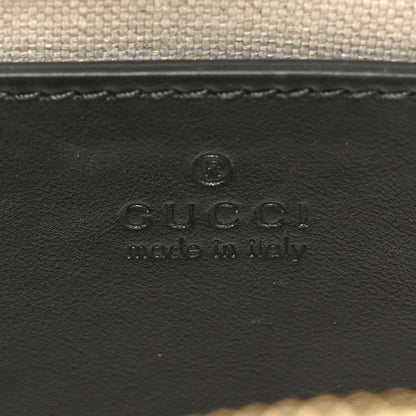 Gucci Calfskin GG Matelasse Mini Bowler Bag Black Natural 6 of 9