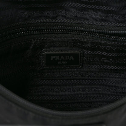 Prada Tessuto Re-Nylon Saffiano Belt Bag Black 6 of 10