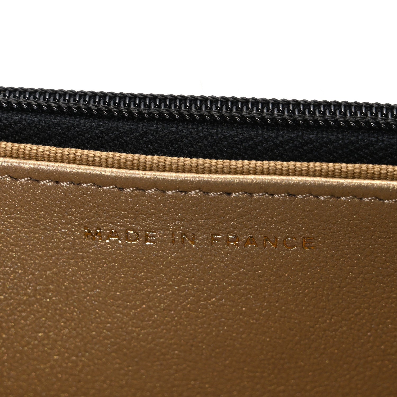 Chanel Lambskin Quilted CC Pearl Crush Wallet on Chain WOC Black 7 of 11