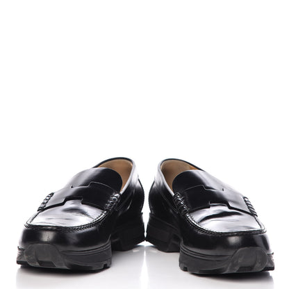 Hermes Tuscan Calfskin Opus Moccasin Loafers 42 Black 5 of 15