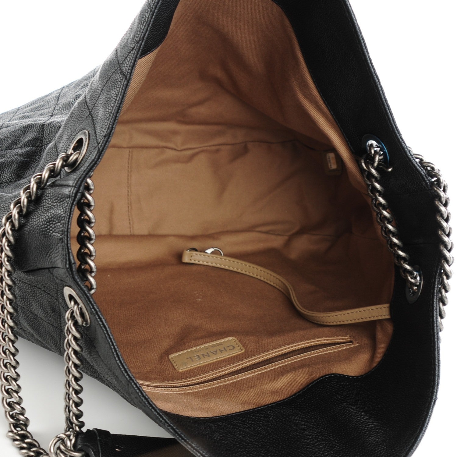 Chanel Caviar Quilted Simply CC Hobo Black 9 of 14