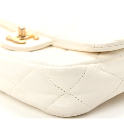 Chanel Lambskin Quilted Small CC Funky Town Flap White 10 of 12
