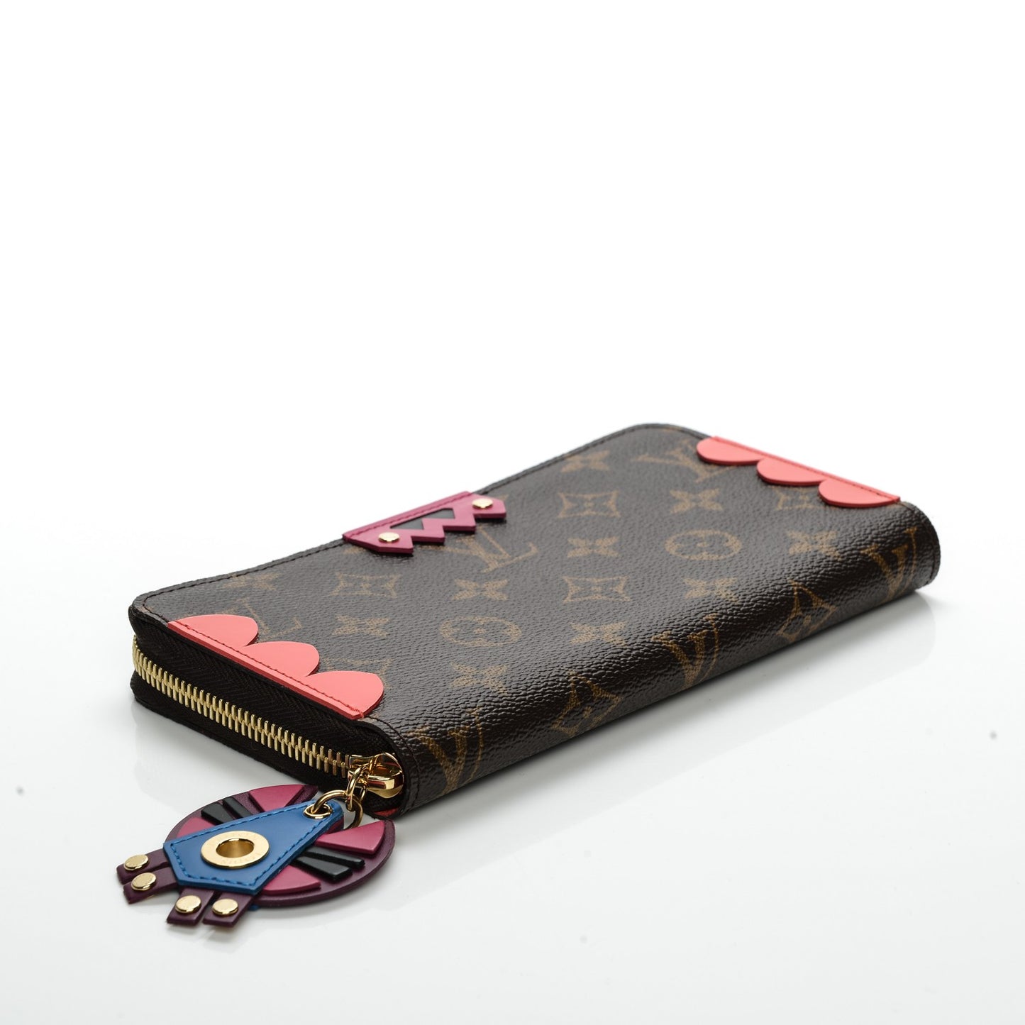 Monogram Totem Zippy Wallet Flamingo