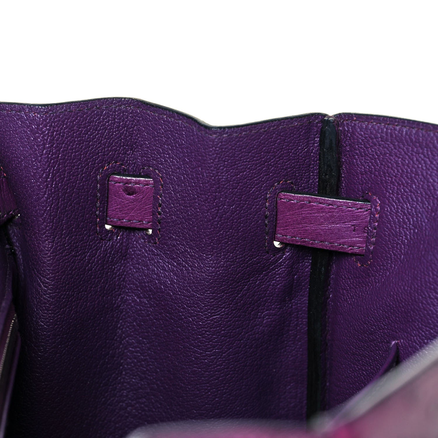 Hermes Ostrich Birkin 30 Violine 15 of 31