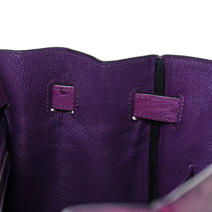 Hermes Ostrich Birkin 30 Violine 15 of 31