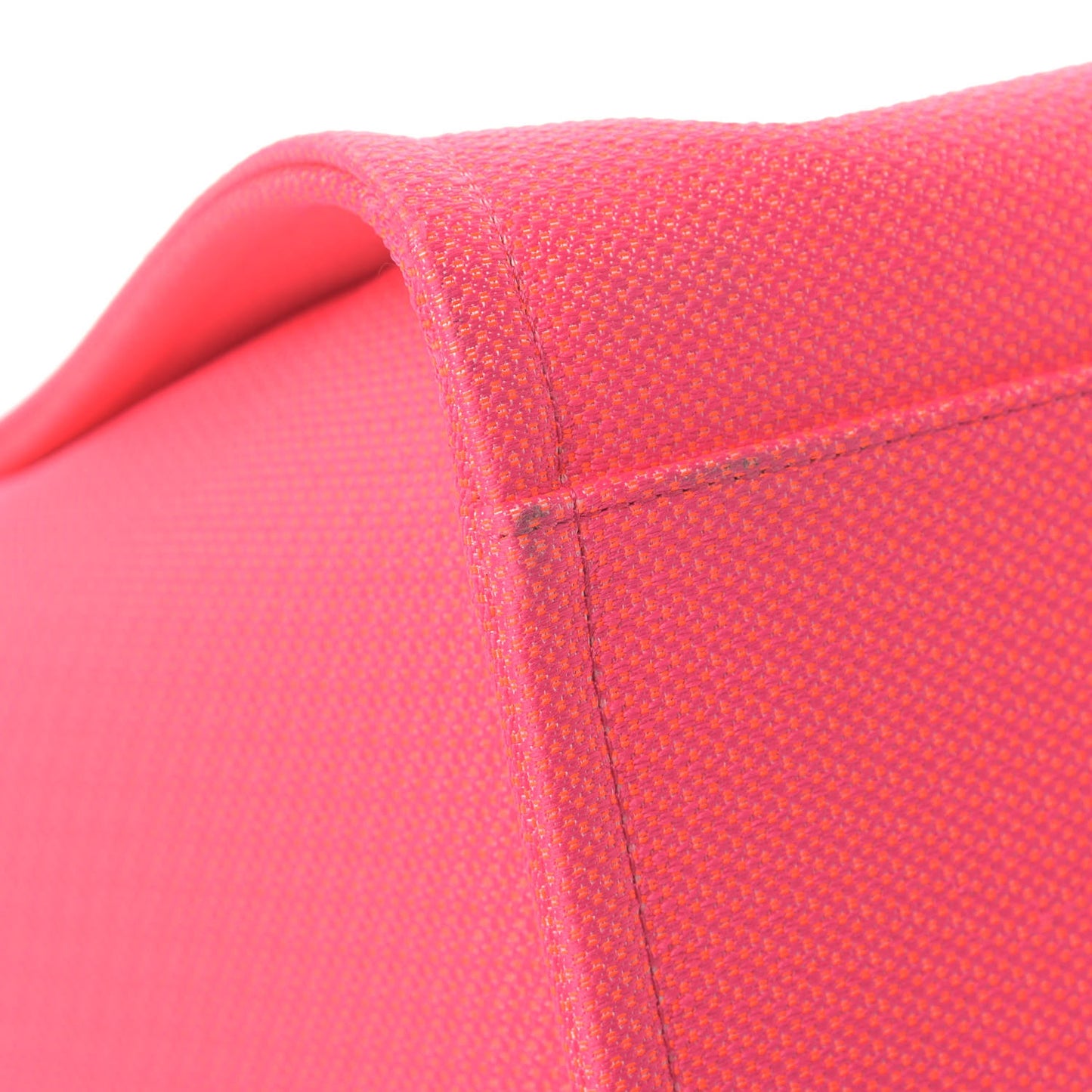 Mixed Fibers Calfskin Medium Deauville Tote Pink Orange