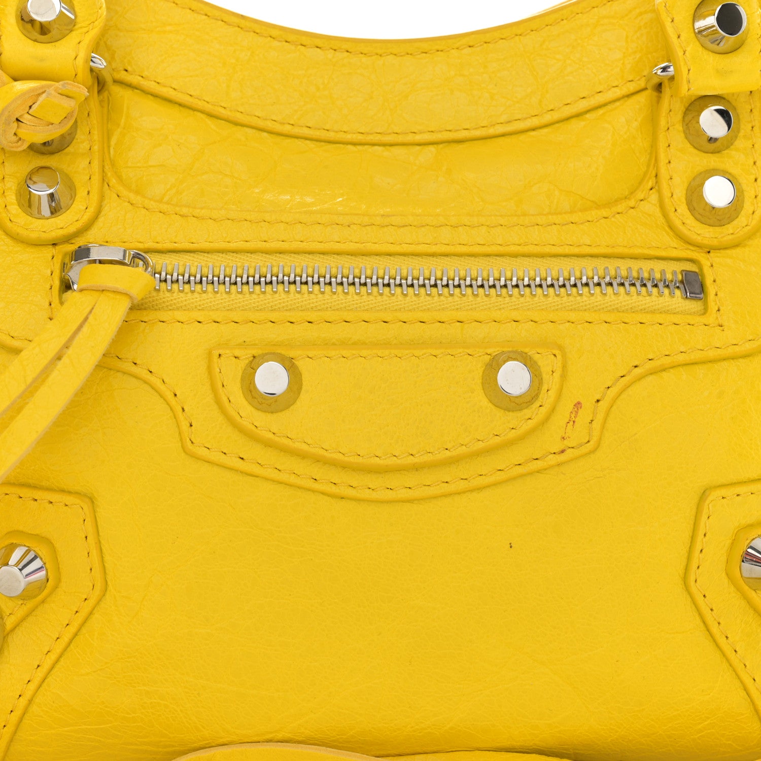 Balenciaga Agneau Classic Hardware Mini City Jaune Soleil 9 of 14