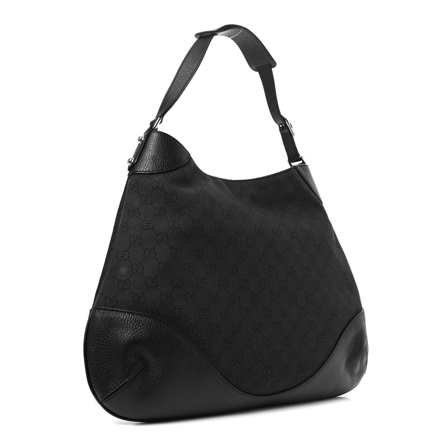 Monogram Calfskin Large Hobo Black