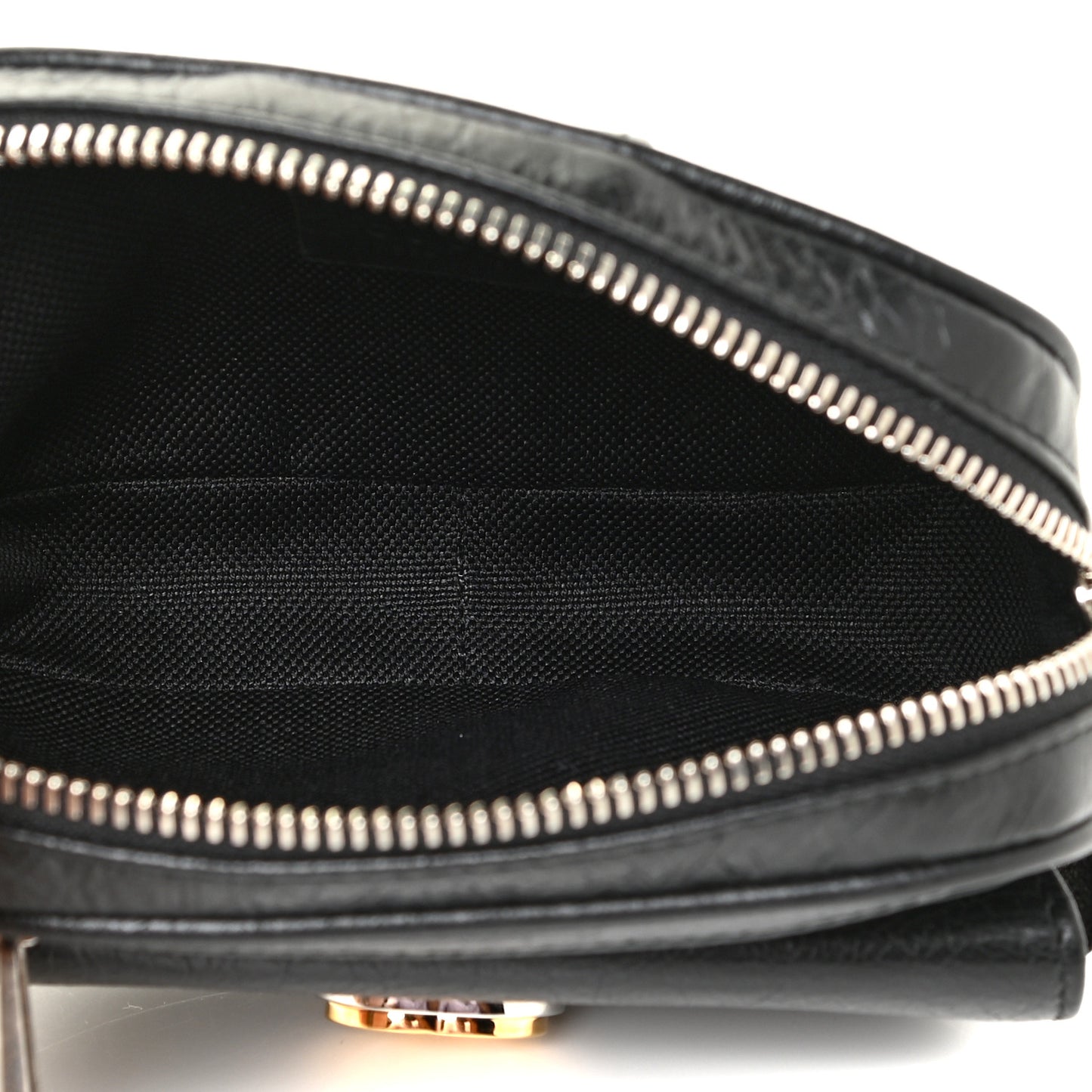 Fluffy Calfskin Mini Morpheus Belt Bag 90 36 Black
