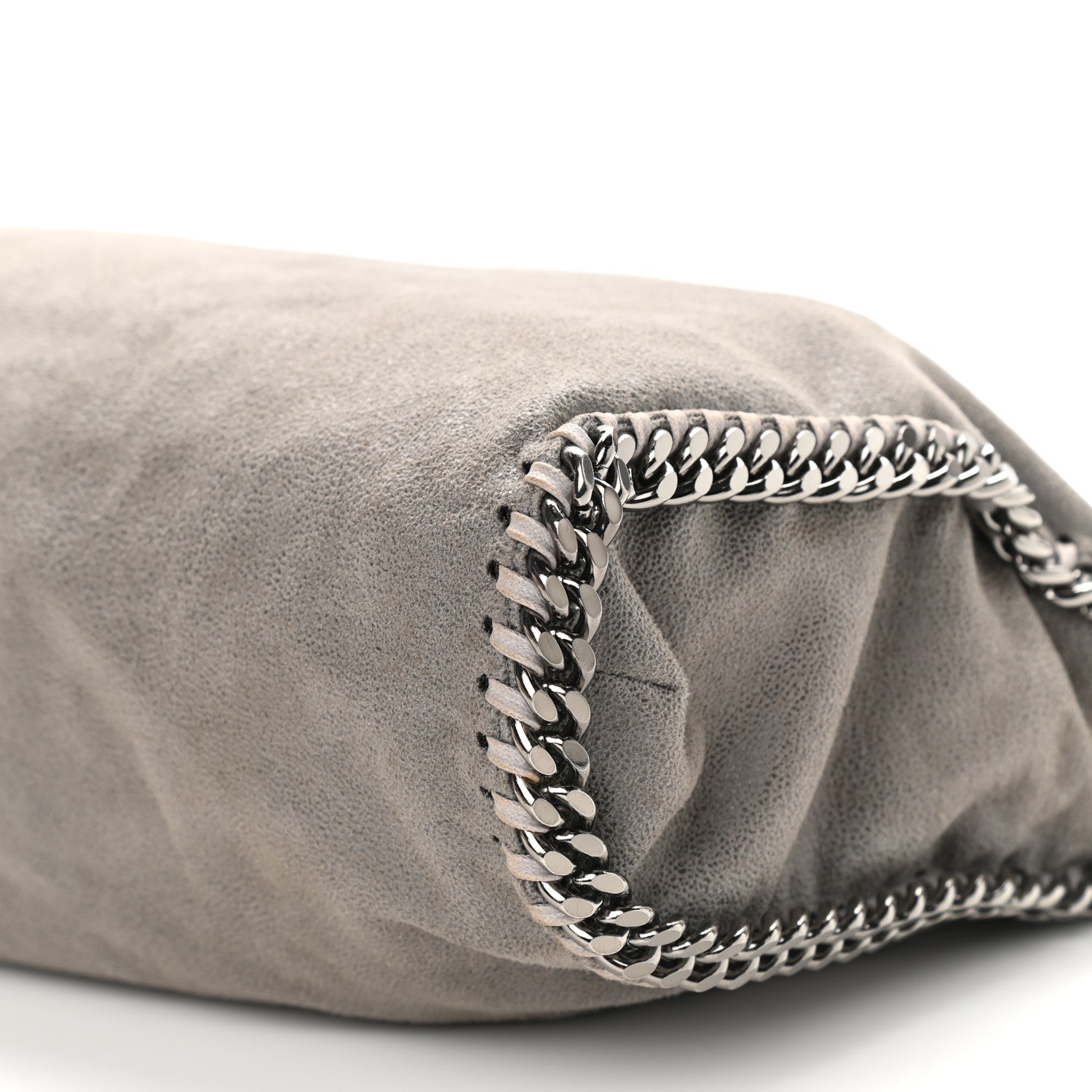 Stella McCartney Shaggy Deer Falabella Fold Over Tote Grey 9 of 11