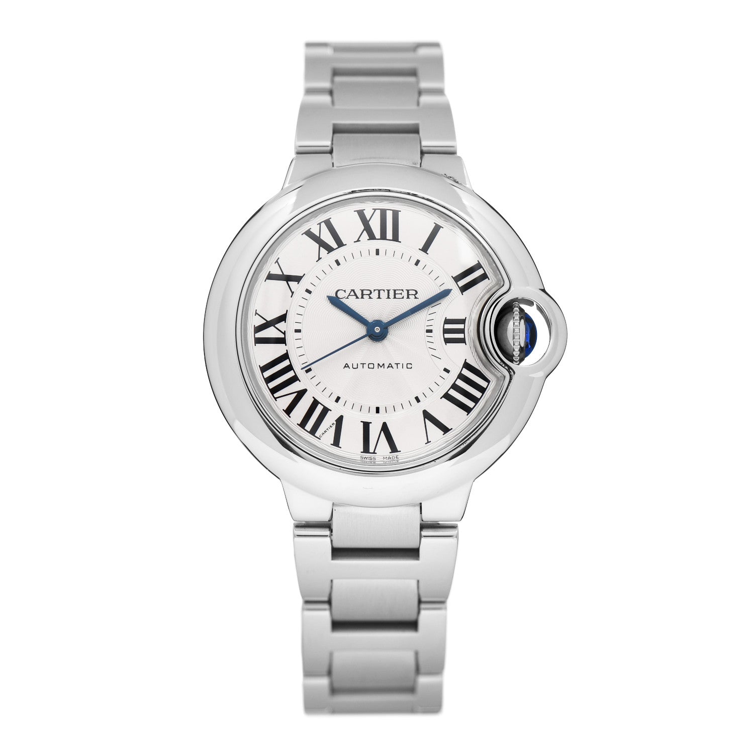 Cartier Stainless Steel 33mm Ballon Bleu De Cartier Automatic Watch 1 of 5